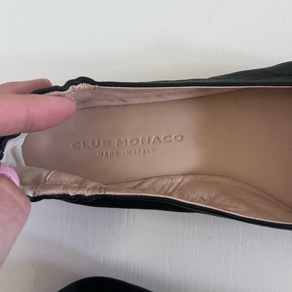 Club Monaco Peechie Black Flats - Picture 7 of 7
